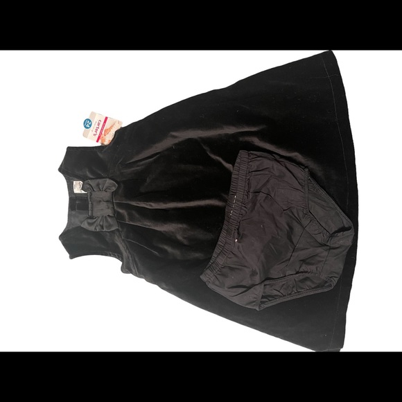 CARTER’S Black Velvet Dress - Picture 2 of 8